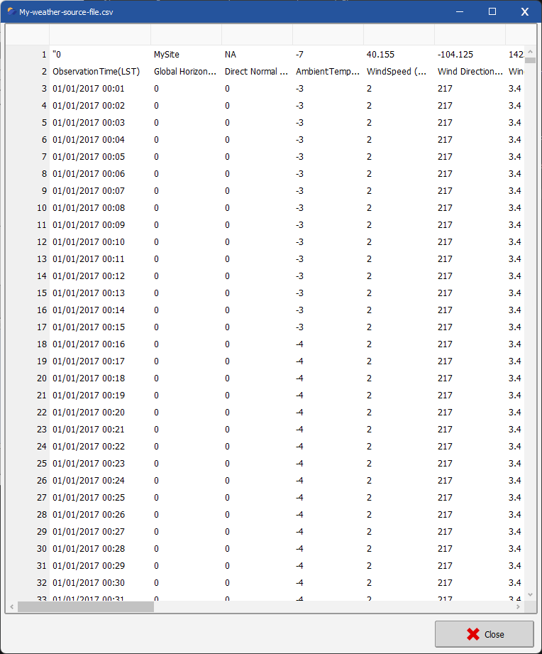 Preview the source file