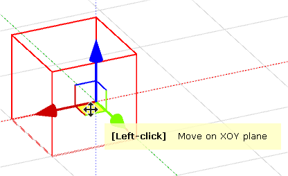 Moving an object on two axes